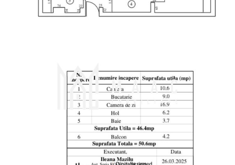 Apartament 2 camere | Etaj 1 | Zona Ostroveni | Gigacalorimetru - Poză 8