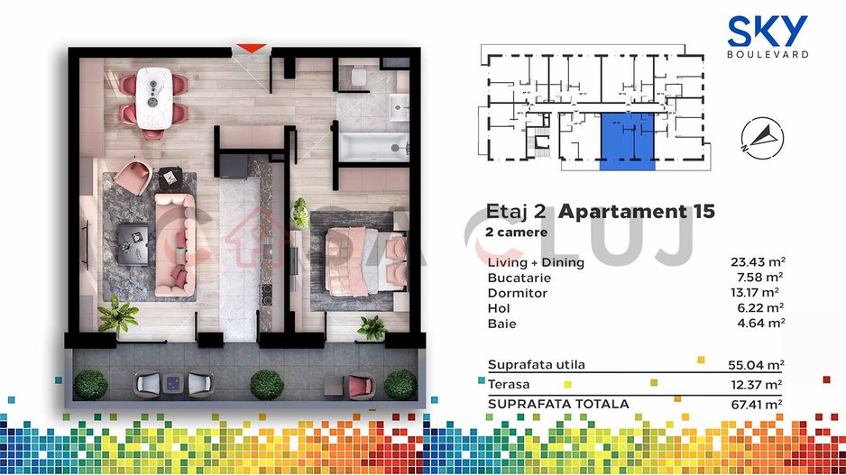 Apartament în construcție nouă, 2024, zona Iris ! - Poză 8