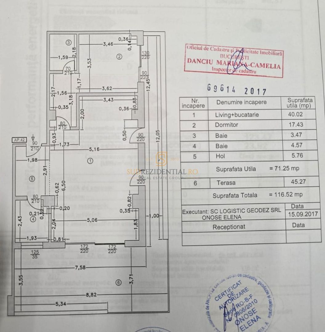 Apartament premium 2 camere si terasa, Aparatorii Patriei, Comision 0% - Schiță 14