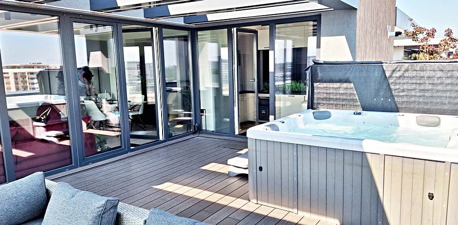 Penthouse cu terasa si jacuzzi in zona Coresi 2000 euro/luna - Poză 27