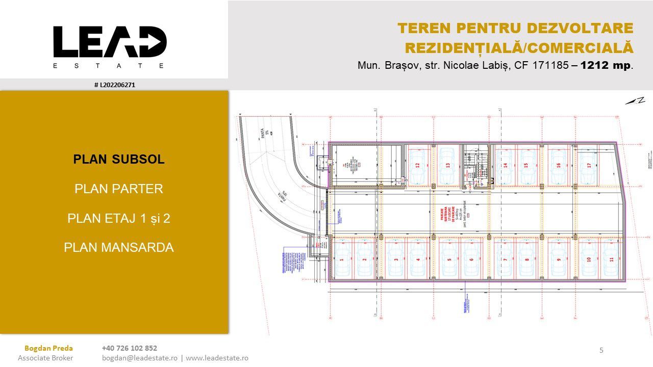 OPORTUNITATE INVESTITIE TEREN LOCUINTE COLECTIVE si SPATII COMERCIALE - Poză 5