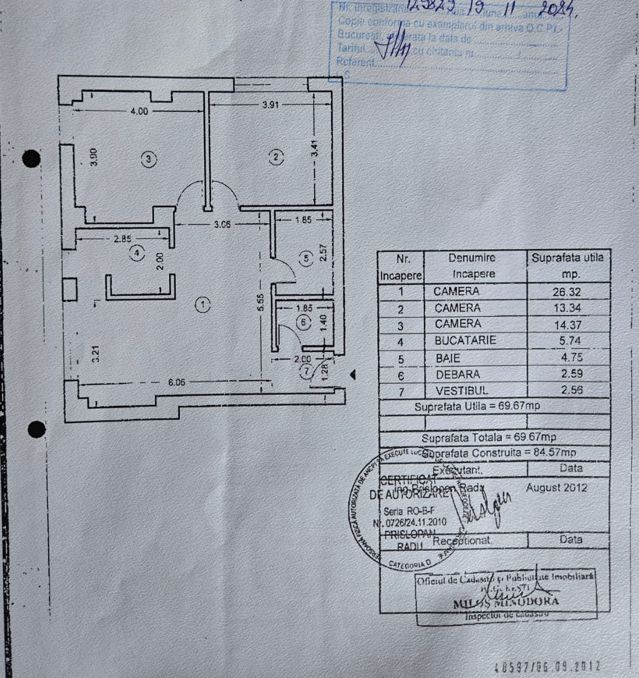 3 camere +loc de parcare inclus | Herastrau - Schiță 12