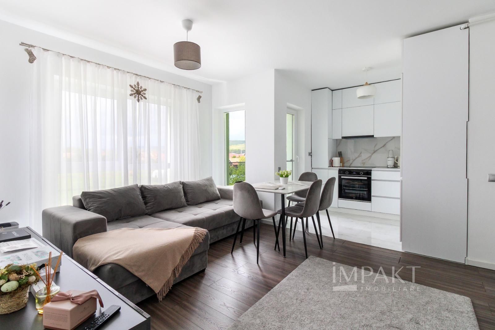 Apartament cu 3 camere ready to move in Floresti zona Terra - Poză 1