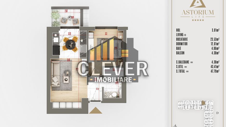 Ansamblu Premium 2 camere Theodor Pallady SECTOR 3 - Poză 2