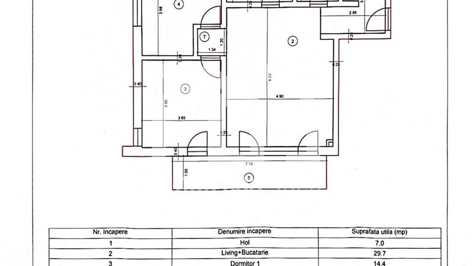 Apartament 3 camere, Bloc nou, Parcare inclusa, Jucu, COMISION 0 - Poză 2
