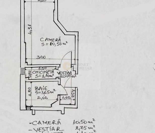 Garsoniera I Etaj 4 I Armeneasca I Se vinde nemobilata - Poză 7
