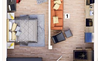 Garsoniera Sanpetru-Brasov/Tva inclus - Poză 1