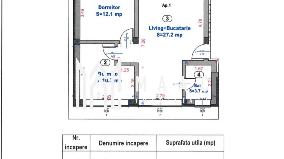 Apartament 2 camere | 53 MPU | Balcon | 2 Locuri de Parcare | Turnisor - Poză 6