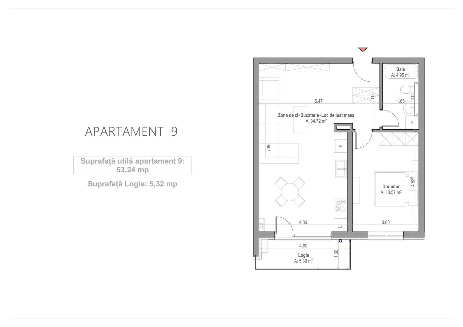 Apartament 2 camere de vanzare Arad - Poză 15