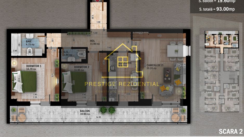 Apartament 3 camere MODERN,Comision 0, 10 min Metrou - Poză 1