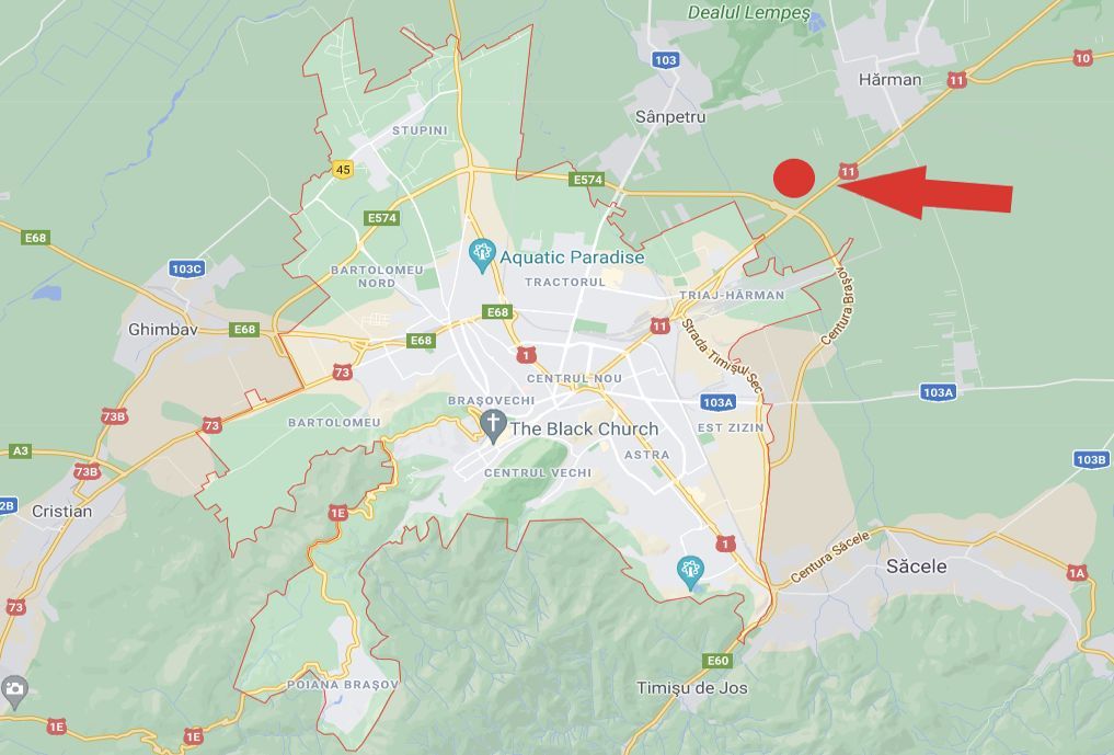 Teren intravilan 41.476 mp Sanpetru DN 11 Centura Brasov -Tg. Secuiesc - Poză 4