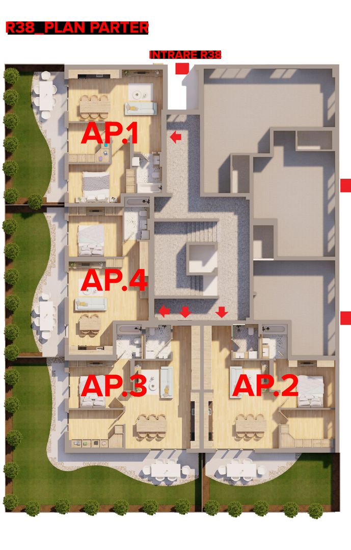 Viața la Parter cu Grădină Proprie, Ideală pentru Familia Cu Copii - Poză 3
