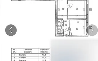 Apartament 3 camere renovat | Centrală proprie | Mega Mall | Et 3 - Poză 11