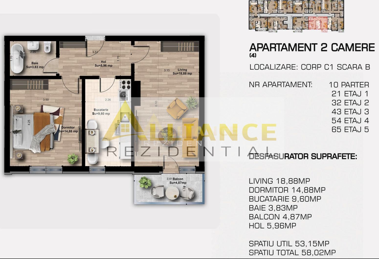 Ap 3 camere langa metrou Berceni - Poză 10