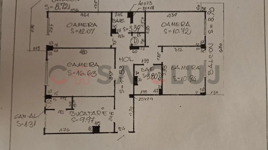 4 camere decomandate, etaj intermediar Piata Ion Mester - Poză 8