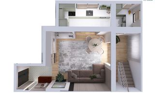 4 camere/ 2 bai / parcare in curte / zona strazii Bucuresti / 2350E mp - Poză 2