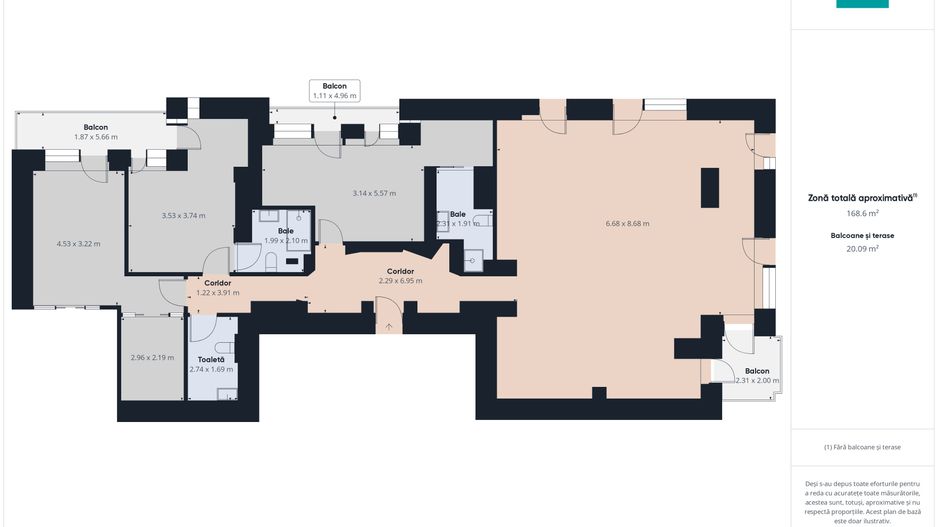 Penthouse 102 The Address, Barbu Văcărescu - Poză 6