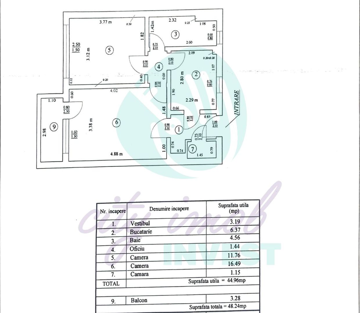 2 camere lângă metrou Gara de Nord Bloc anvelopat - Poză 1
