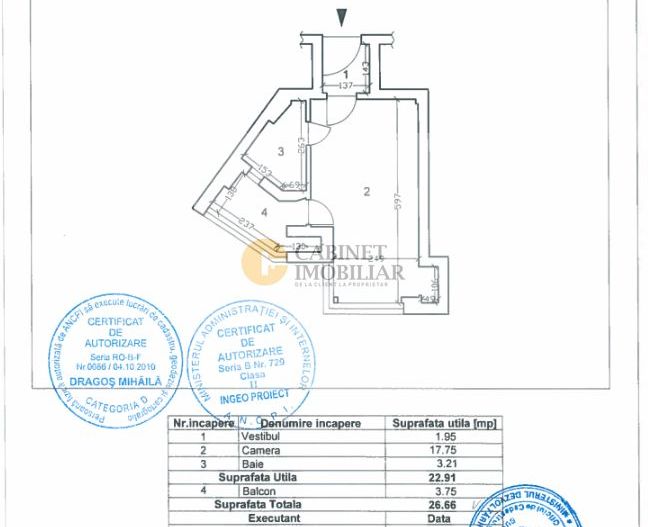 Garsoniera  | Piata  C. A. Rosetti | Vedere Panoramica  | Fara risc - Poză 8
