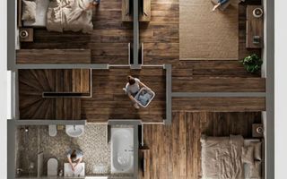 Casă P+M Berceni I 5 camere  I 2 Băi I 135 mp Utili I Teren 370 Mp I - Poză 9