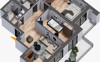 Vânzare, apartament, 3 camere, Iași - Poză 2