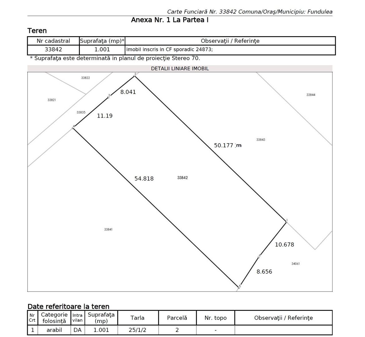 Teren 1001 mp intravilan Fundulea pe malul lacului - Poză 2
