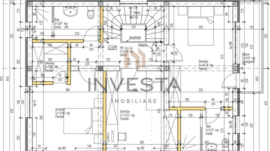 Casa noua in Chinteni, 700 mp teren- zona strazii Caragiale - Schiță 16