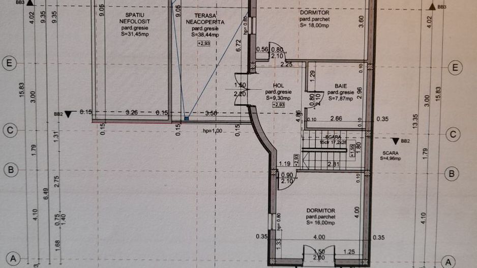 Proiect casă cu mansardă în construcție Micălaca - Poză 5