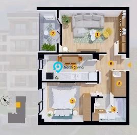 Apartament 2 camere Pipera – PRET BOMBA - Poză 3