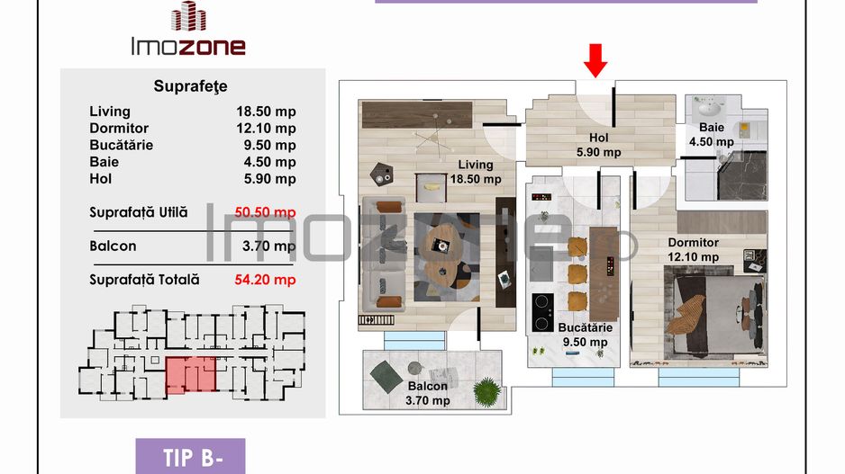 2 CAMERE \ decomandat \ APARTAMENT NOU LANGA METROU \ Dr. Taberei \ COMISION 0% - Poză 1