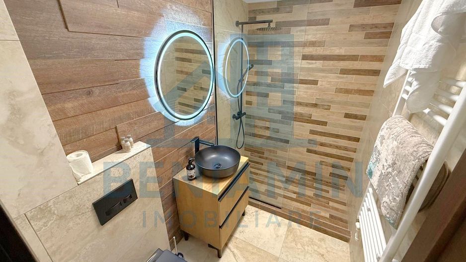 2 Camere-Loc Parcare privat-Mobilat modern-Lux-Impecabil-Central - Poză 6