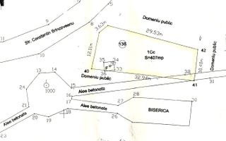 Teren pe Str Brancoveanu-407mp-Deschidere 15.7m-Urbanism disponibil - Schiță 4