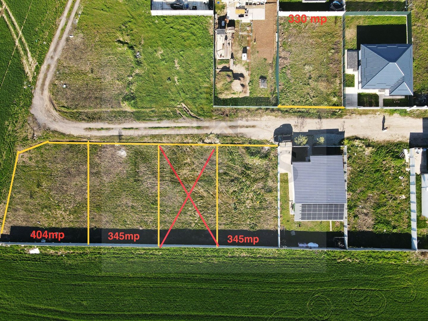 Terenuri 330–404 mp în Berceni (Vidra) – între case, acces rapid - Poză 1