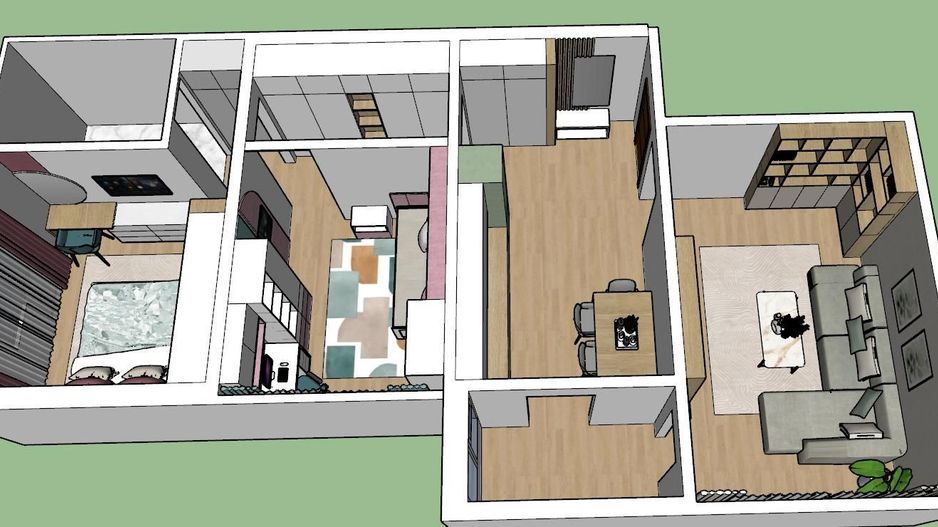 Freidorf | 3 camere | Decomandat | Centrala proprie | 2 bai | 2 balcoane - Poză 1