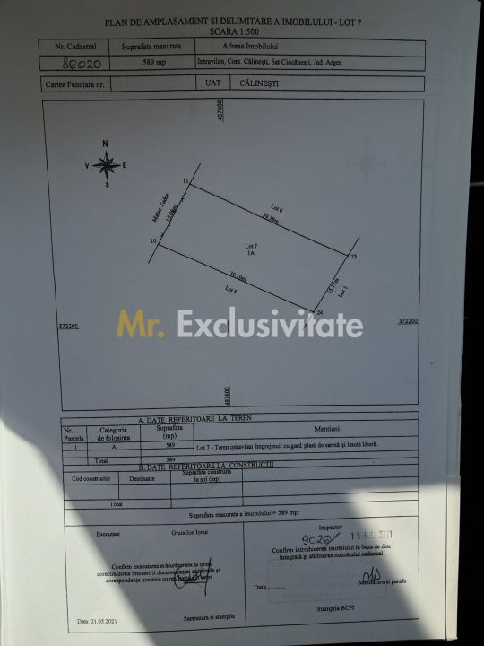 Teren  intravilan intrare Calinesti! - Poză 6