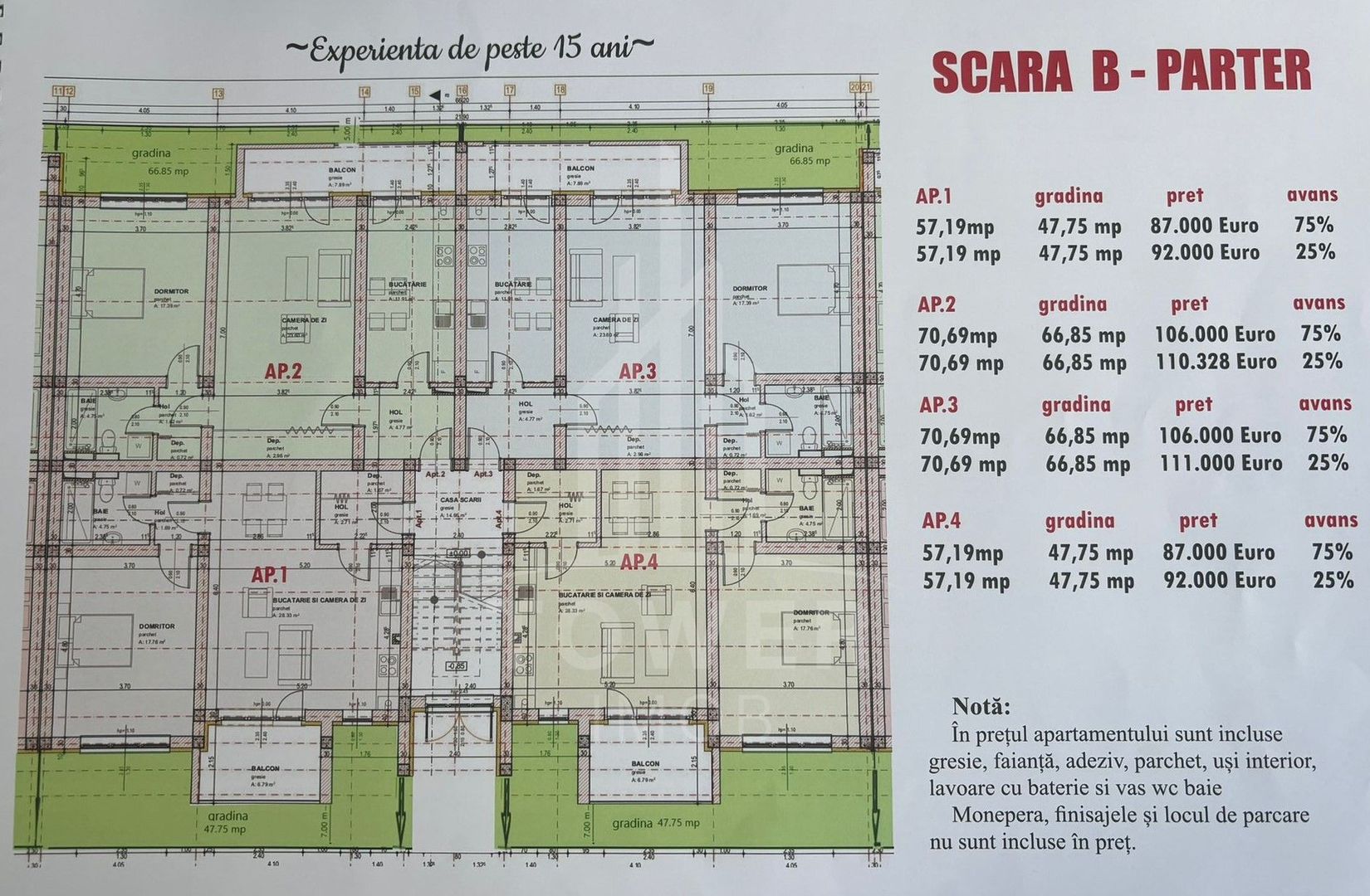 Apartamente 2-3 camere de vânzare Cartier NOU | Șelimbăr-Pictor Brana - Poză 9
