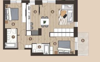 OCAZIE| APARTAMENT 3CAMERE| PIPERA | PARCARE KLAUS INCLUSA - Schiță 15