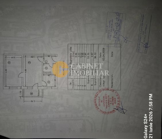 2 Camere | Tătărași - Piața Chirilă | Etaj Intermediar (3/4) | Se acceptă credit - Schiță 8