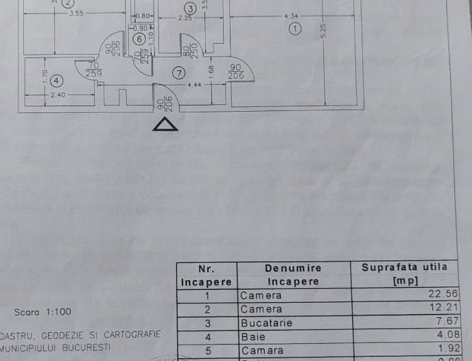 2 CAMERE | BULEVARDUL OCTAVIAN GOGA - Schiță 6