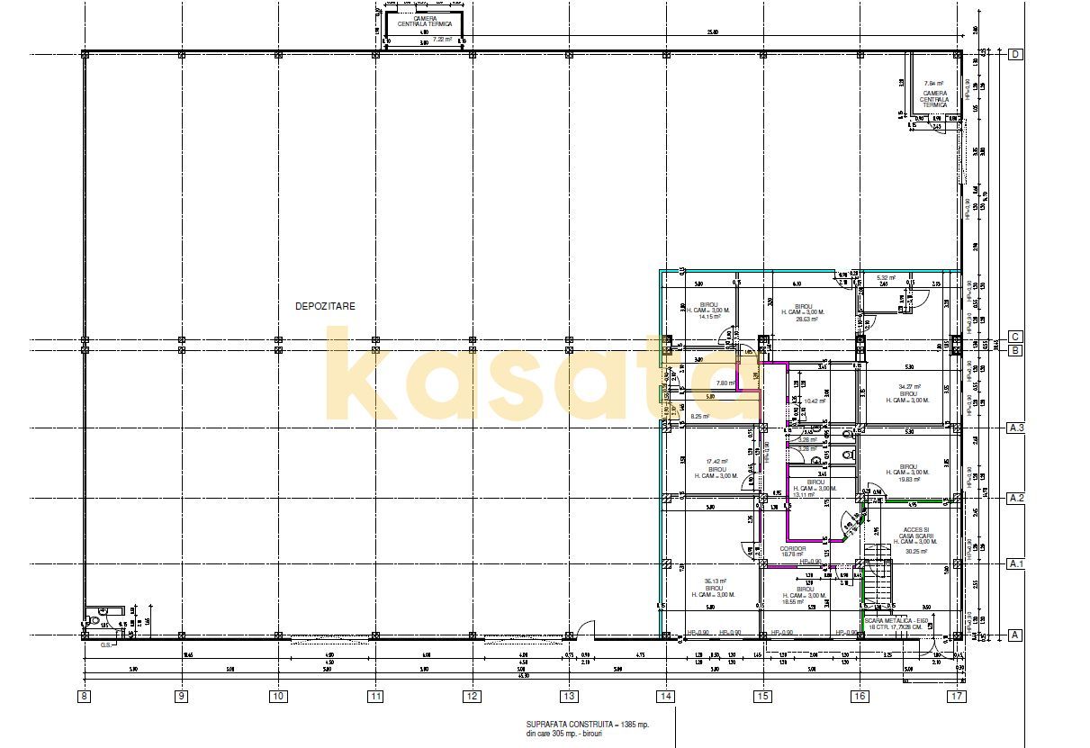 HALĂ INDUSTRIALĂ DE ÎNCHIRIAT – CENTURA DE NORD, BUCUREȘTI - Schiță 7