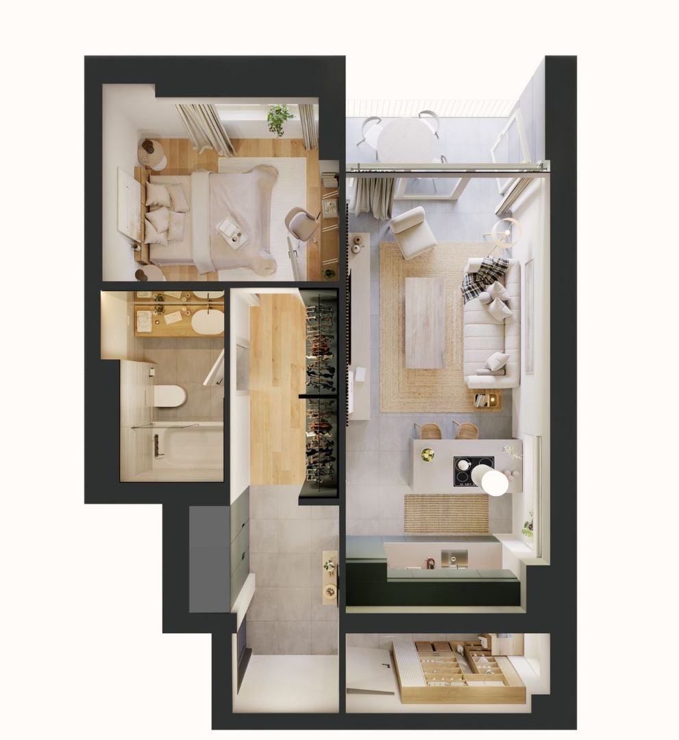 APARTAMENT INTELIGENT 2 CAMERE | PIPERA | PRET DE LANSARE - Poză 4