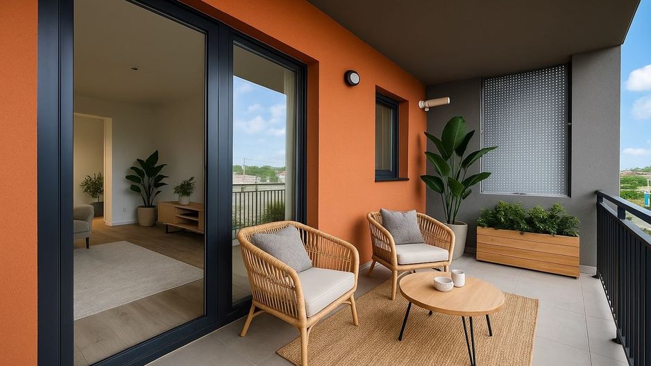 Apartamentul nr. 13 | 2 camere decomandat | Etaj 2 | Terasă 8,61 mp | - Poză 4