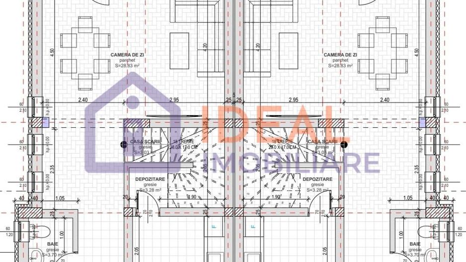 Duplex in Cisnadie cu 4 camere si 250 mp de curte, in Cisnadie - Schiță 11