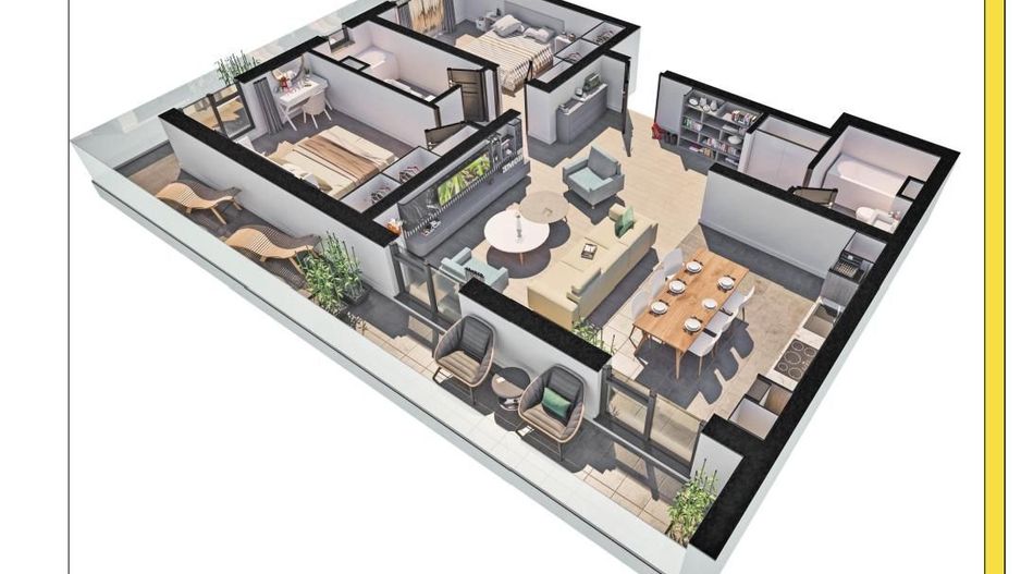 ULTIMELE 2 Penthouse-uri 87 mp  zona Torontalului !!! COMISON 0 - Poză 5