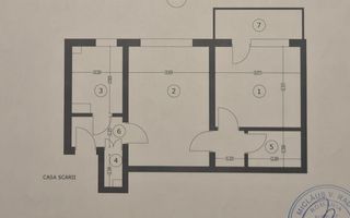 Oportunitate de investitie in zona Mercur! 2 camere etaj intermediar - Schiță 9