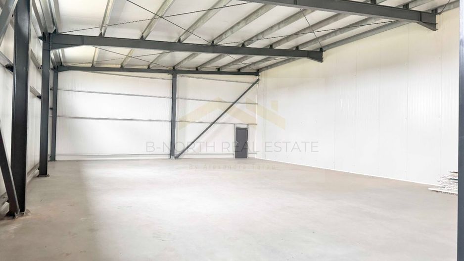 Hală nouă de închiriat 500 mp cu birou și acces TIR | lângă autostrada A2 - Poză 4