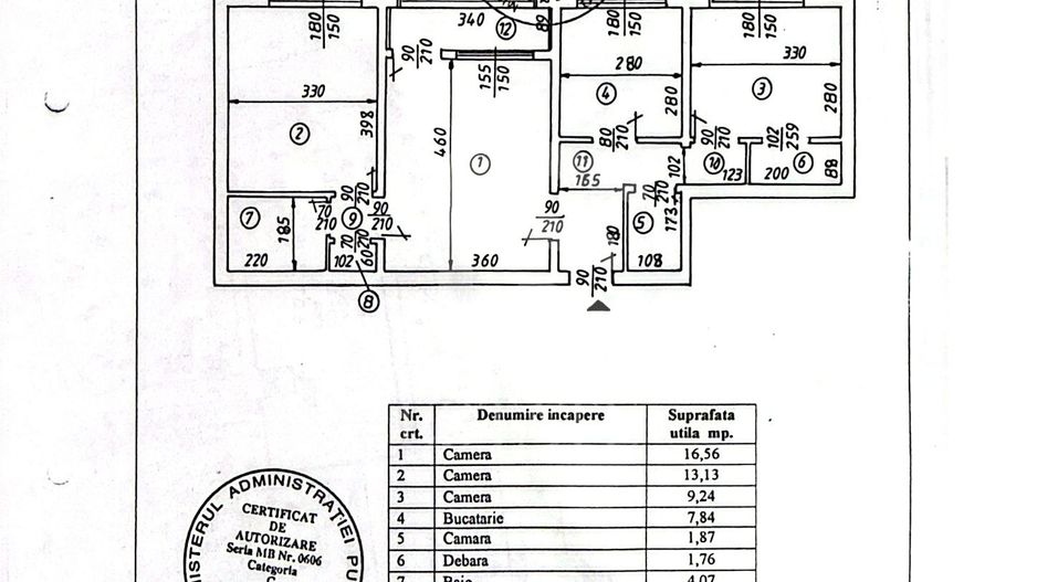 Apartament 3 camere, Drumul Taberei 81 - Schiță 14