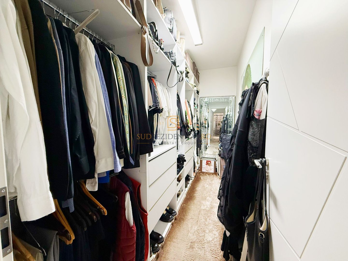 Apartament 2 camere, mobilat/utilat, dressing, 3 locuri de parcare - Poză 7