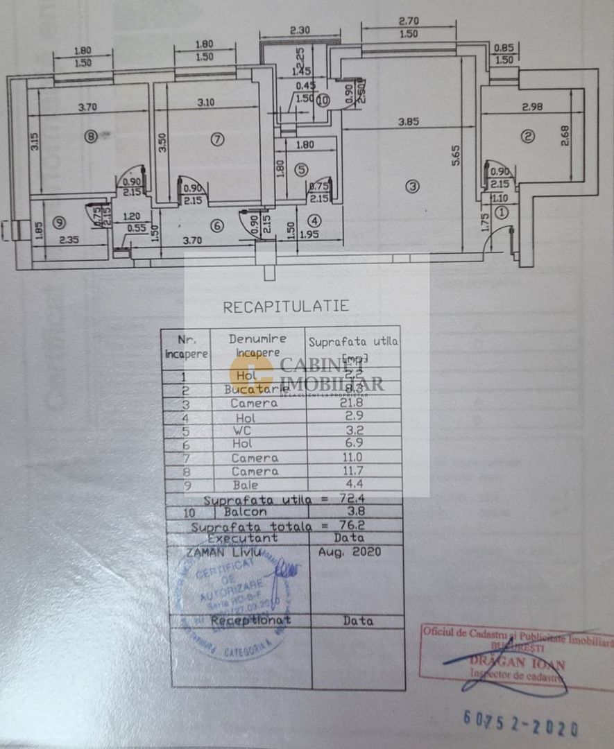 3 Camere - 77 MP | Credit | 2020 | 2 Bai | Metrou Pacii - 10 minute - Schiță 9