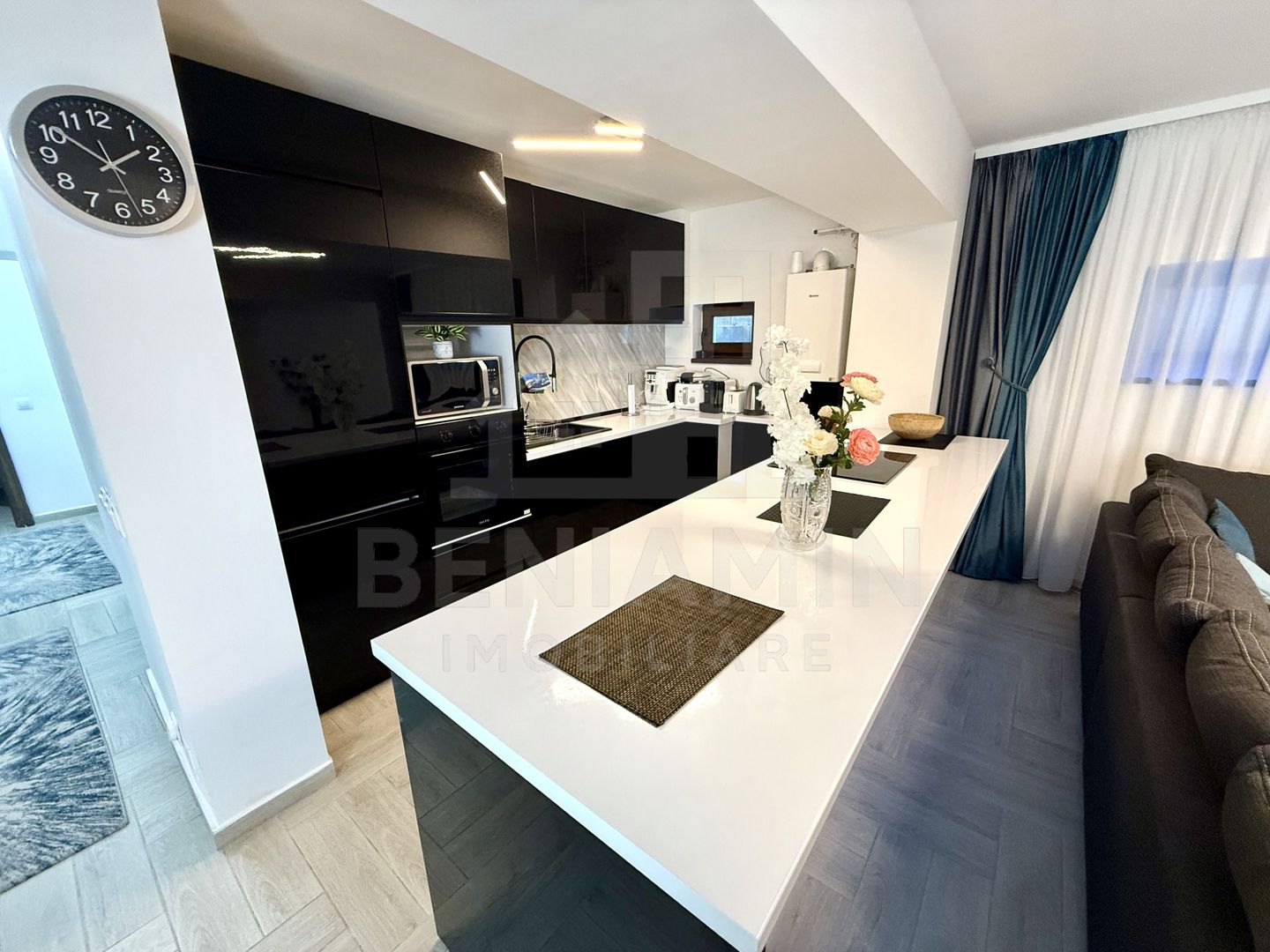 3 camere - 92mp - 2017 -mobilat -utilat - centrala - Gradina Botanica - Poză 3
